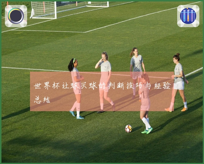 世界杯让球买球的判断技巧与经验总结